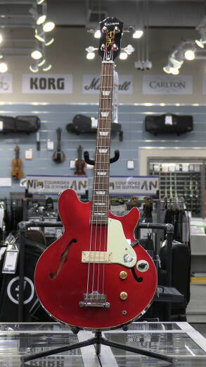 Epiphone Jack Casady Signature レッド ケース付 Epiphone Jack Casady Bass - Sparkling Burgundy